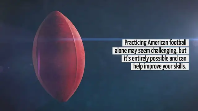 'Video thumbnail for How To Practice American Football Alone'