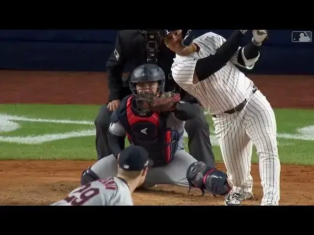'Video thumbnail for Gleyber Torres' HUGE Three-Hit Game! | 2024 ALCS Game 2 | 10/15/2024'