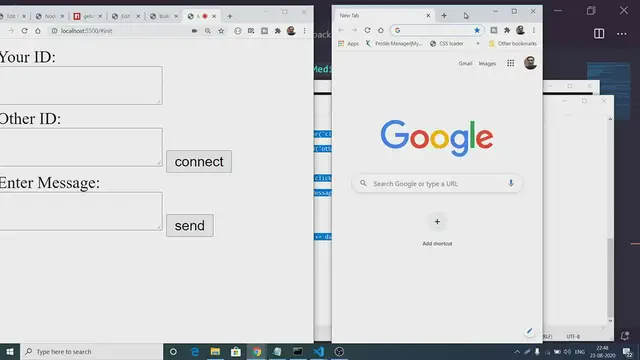 'Video thumbnail for Build P2P Peer to Peer Video and Text Chat in Javascript Using Simple Peer and WebRTC Full Tutorial'