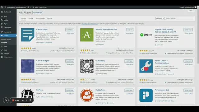 'Video thumbnail for How to Add WordPress Plugin'
