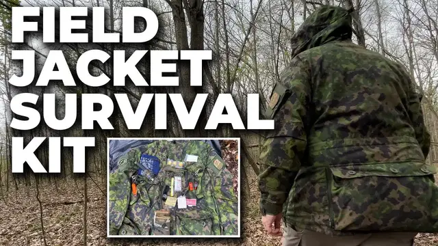 'Video thumbnail for Field Jacket Survival Kit | First Line Gear for the Outdoors'