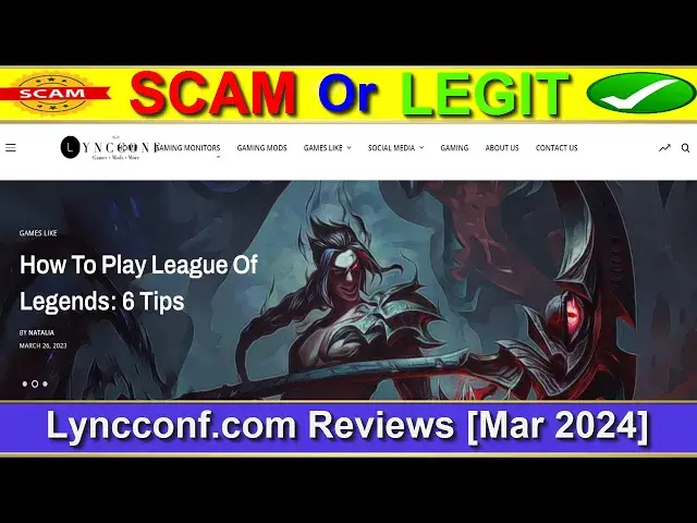 'Video thumbnail for Lyncconf Reviews ⚠️(( BEWARE IN 2024! ))⚠️Is Lyncconf.com SCAM or LEGIT ?⚠️😲'