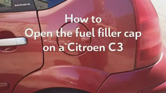 'Video thumbnail for How to open the fuel filler flap on a Citroen C3'