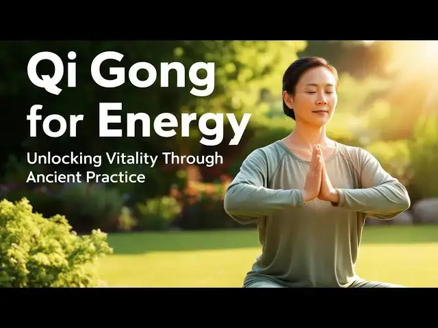 'Video thumbnail for Qi Gong for Energy: Unlocking Vitality Through Ancient Practice'