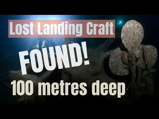 'Video thumbnail for Landing Craft Tank (LCT) from World War Two discovered off Land's End'