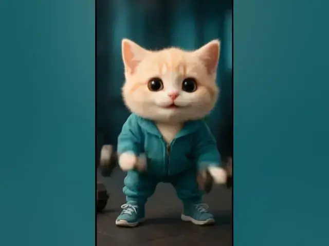 'Video thumbnail for Cat in Gym doing exercise #shorts #shortsfeed #shortvideo #catshorts'