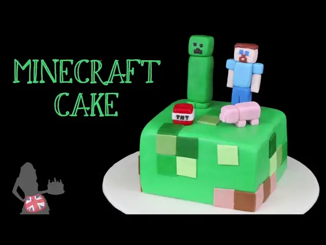 'Video thumbnail for How To Make A MINECRAFT CAKE'