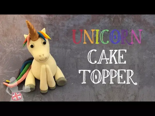 'Video thumbnail for How To Make A UNICORN Cake Topper'