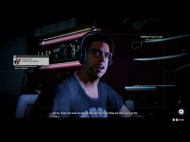 'Video thumbnail for Watch Dogs 2 - Bad Publicity: Hack Into Pr0-Lapz's Apartment (Guy Swats Streamers) Sequence'