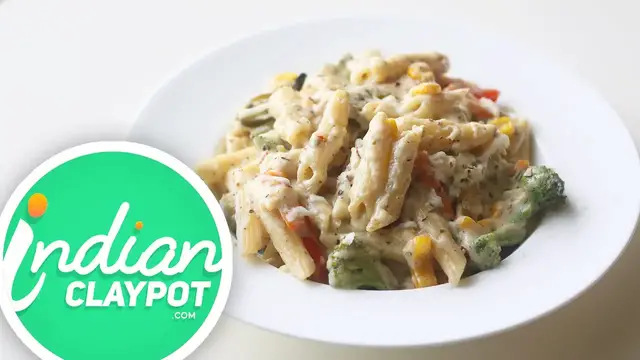 'Video thumbnail for Creamy White Sauce Pasta Recipe - How To Make Perfect White Sauce Pasta At Home Easily'