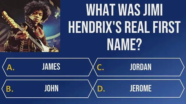 'Video thumbnail for Strumming Through History: The Jimi Hendrix Experience Quiz'
