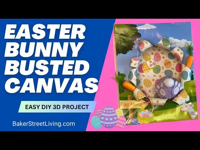 'Video thumbnail for DIY Easter Bunny Busted Canvas SD 480p'