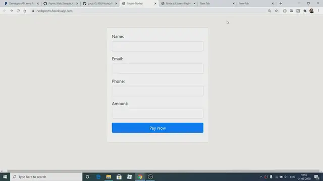 'Video thumbnail for Node.js Express Paytm Payment Gateway Integration Full Tutorial with Source Code 2021-22'