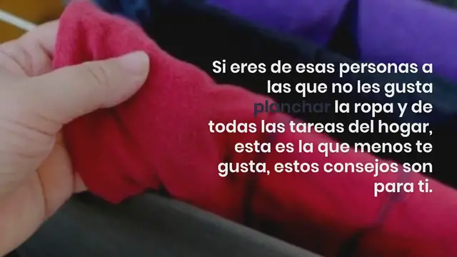 'Video thumbnail for El truco genial para evitar planchar tu ropa:'