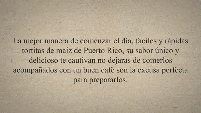 'Video thumbnail for ➤ Las mejores【 TORTITAS de MAIZ Dulce】 Puertorriqueñas'