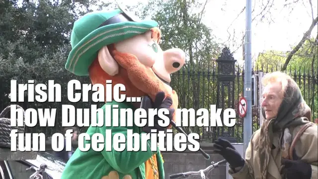 'Video thumbnail for How the Irish make fun of their heroes (comical statues)'
