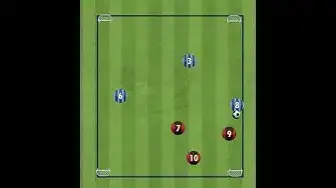 'Video thumbnail for 4 goal soccer game for spacing'