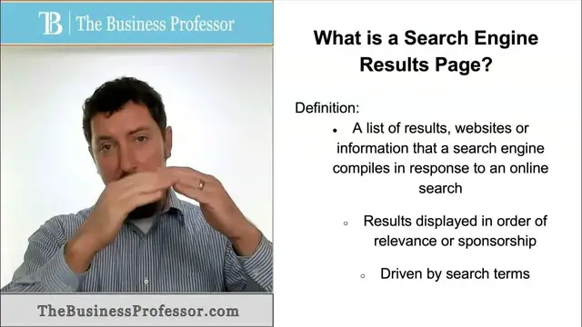 'Video thumbnail for What is Search Engine Results Page?'
