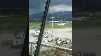 'Video thumbnail for Kathmandu Airport Control Tower View #shorts'