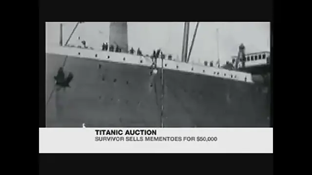 'Video thumbnail for Reports Millvina Dean Forced to Sell Mementoes'
