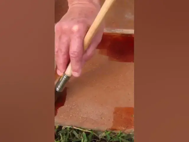 'Video thumbnail for Stain Mexican Patio Tile'