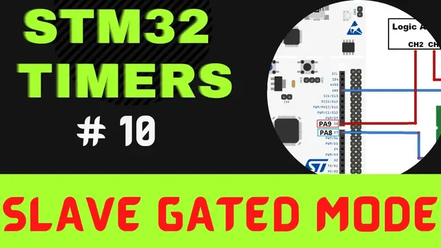 'Video thumbnail for STM32 TIMERS #10. Slave Gated Mode'