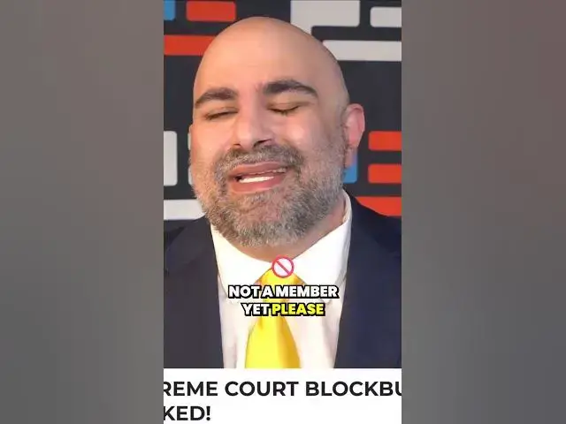 'Video thumbnail for SUPREME COURT BLOCKBUSTER - TRUMP HUSH MONEY CASE ROCKED!'