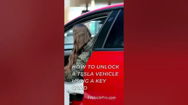 'Video thumbnail for How to Unlock a Tesla Vehicle Using a KeyCard'