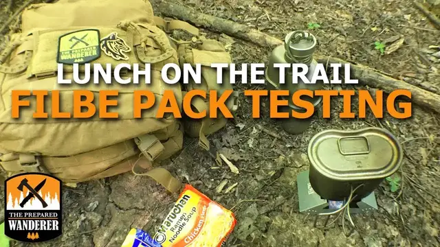 'Video thumbnail for Lunch on the Trail FILBE Pack Testing'