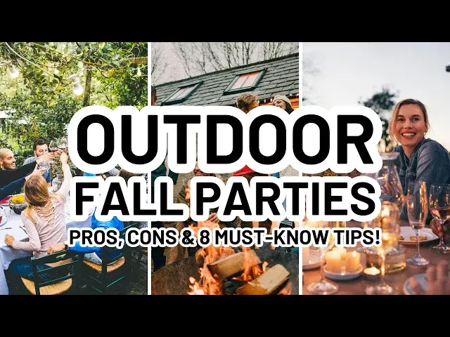 'Video thumbnail for OUTDOOR ENTERTAINING IN THE FALL - 8 Party Hostess Tips'