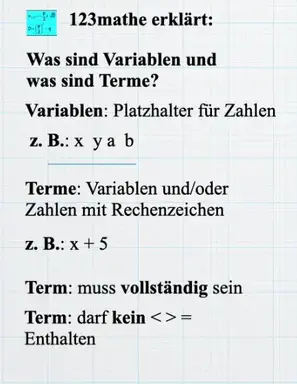 'Video thumbnail for Variablen, Terme was ist das_'