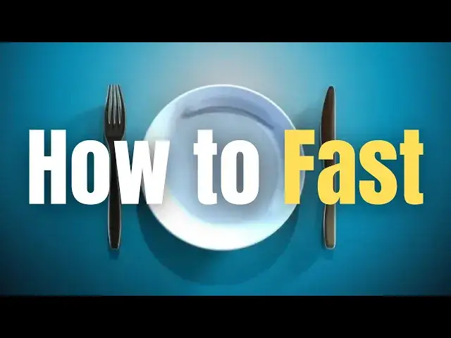 'Video thumbnail for How to Fast According to the Bible'