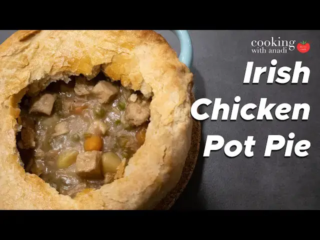 'Video thumbnail for Guinness Chicken Pot Pie: A Hearty Irish Celebration!'