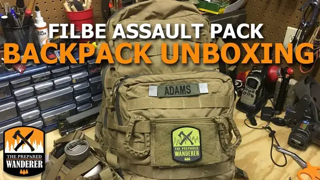 'Video thumbnail for FILBE Assault Pack Backpack Unboxing'