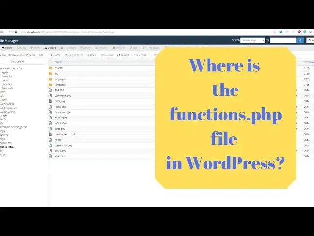 'Video thumbnail for Where is the functions.php file in WordPress?'