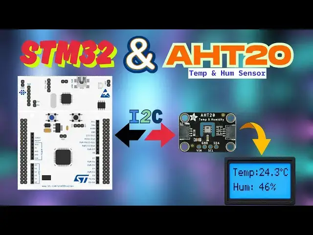 'Video thumbnail for Interface AHT20 Temp & Hum Sensor with STM32'