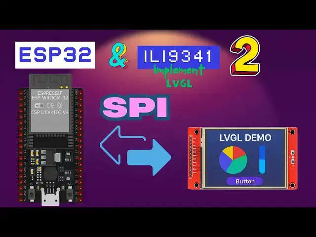 'Video thumbnail for ESP32#11 ESP SPI LCD || PART 2 || Implement LVGL || Create UI using Squareline Studio'