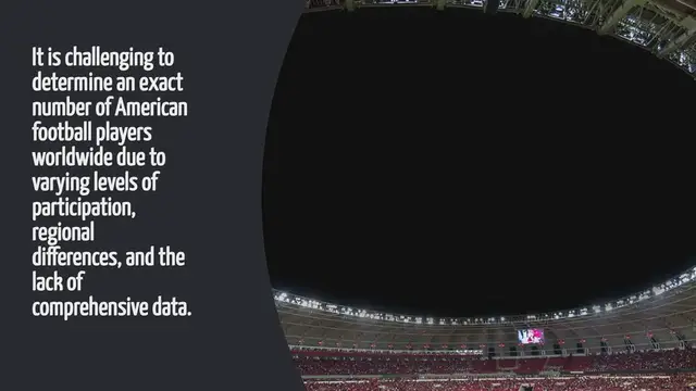 'Video thumbnail for How Many American Football Players Are There In The World'