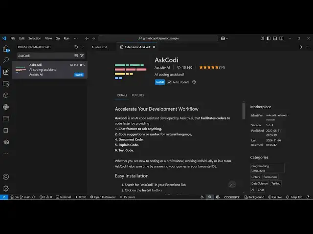 'Video thumbnail for AskCodi AI VSCode Extension is INSANE BETTER THAN Claude & Cursor??'