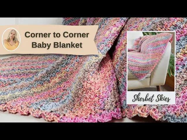 'Video thumbnail for How to Crochet a C2C Baby Blanket With Ease'