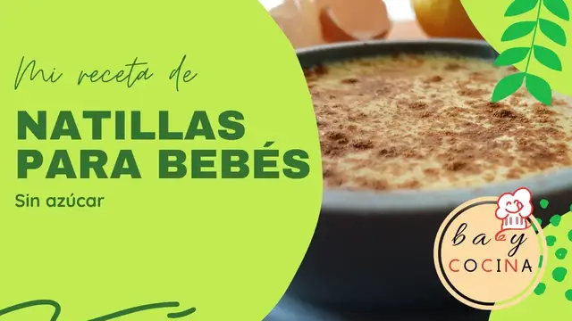 'Video thumbnail for Natillas para Bebés y Niños 🍮👶 ¡Sin Azúcar! Ricas y Saludables APTAS Bebés +6 Meses'