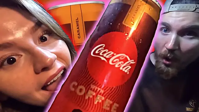 'Video thumbnail for We Tried CARAMEL Coca-Cola WITH COFFEE | Taste Test & Review'