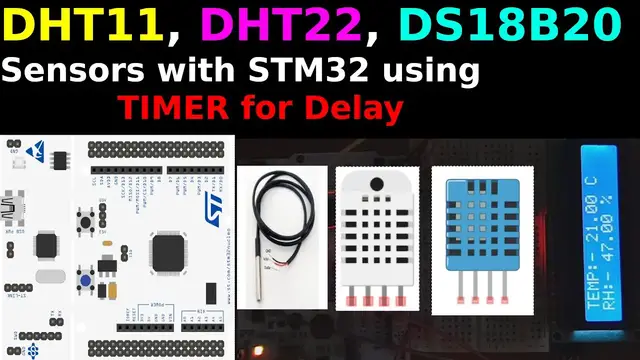 'Video thumbnail for DHT11 || DHT22 || DS18B20 with STM32 using TIMER Delay'