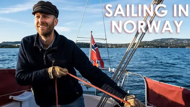 'Video thumbnail for Sailing the idyllic southern coast of Norway and visit Risør - Part 2'