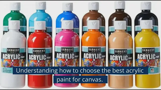 'Video thumbnail for The Best Acrylic Paint for Canvas'