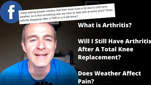 'Video thumbnail for Knee Arthritis, "Will I Still Have Arthritis After A Total Knee Replacement" #DIYkneePT'