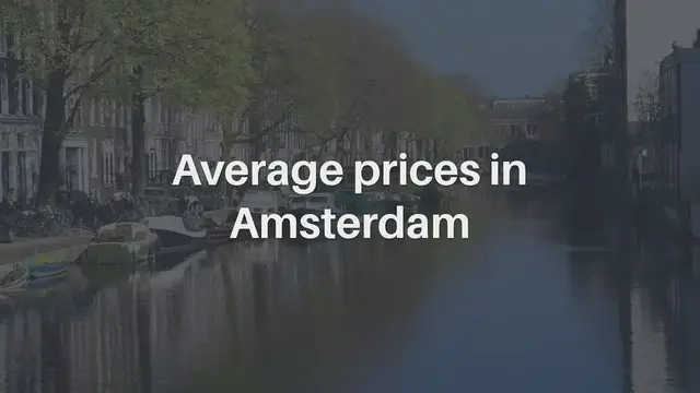 'Video thumbnail for Average prices in Amsterdam'