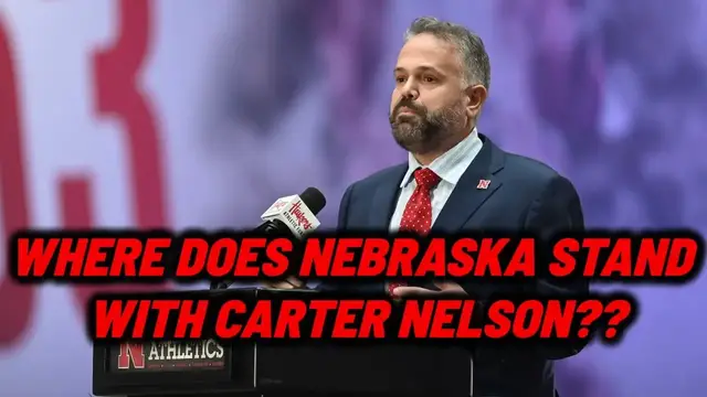 'Video thumbnail for Where does Nebraska Football stand with Carter Nelson, another big game for Nebrasketball and more'