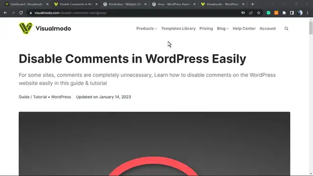 'Video thumbnail for How To Disable Comments in WordPress Website Easily_ Tutorial 💬'