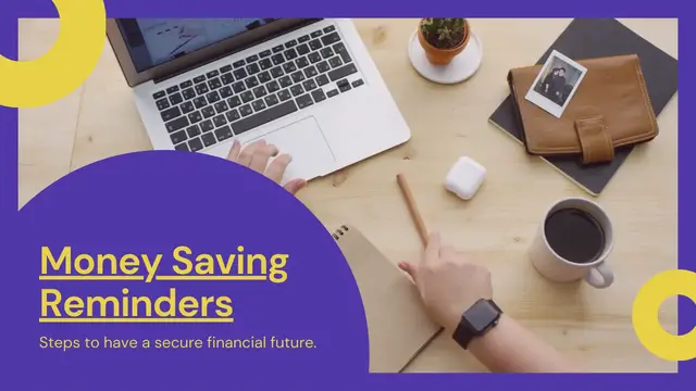 'Video thumbnail for Money Saving Reminder'